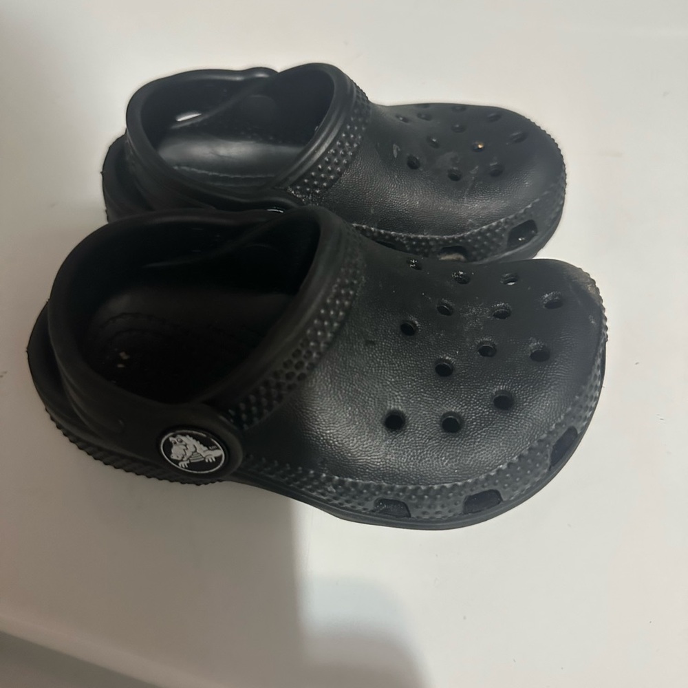 ***SOLD***CROCS Kids Black Classic Clogs